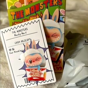 Authentic Popmart The Monsters Wacky Mart Cup Noodles